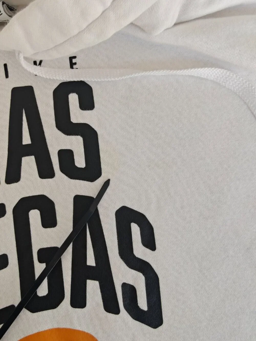 Nike Las Vegas Hoodie Men's XL White Pullover Fleece Sweatshirt Graphic Logo